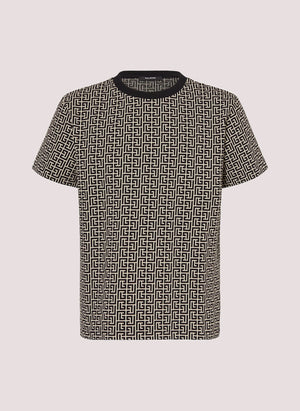 T-shirt monogram BX8R01 Z2411 /106NE BALMAIN