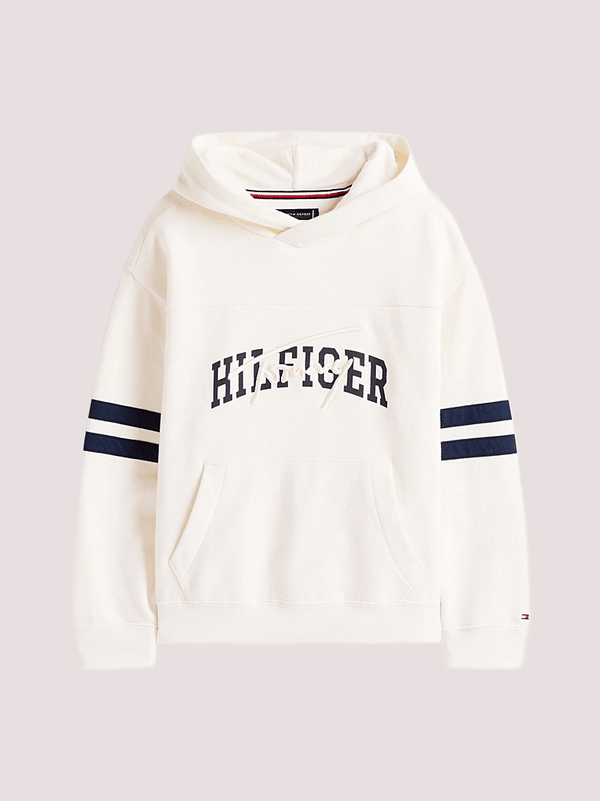 Felpa con cappuccio e mix di loghi KB0KB09742 /YA8 TOMMY HILFIGER