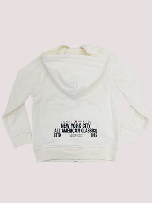 Felpa con cappuccio, zip e logo sul retro KB0KB09894 /YA8 TOMMY HILFIGER