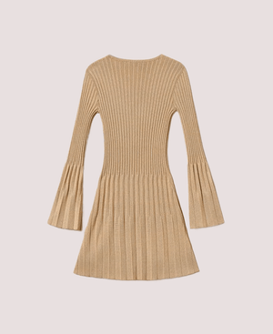 Abito corto in maglia plissé con lurex 252GJ3110 /12736 TWINSET