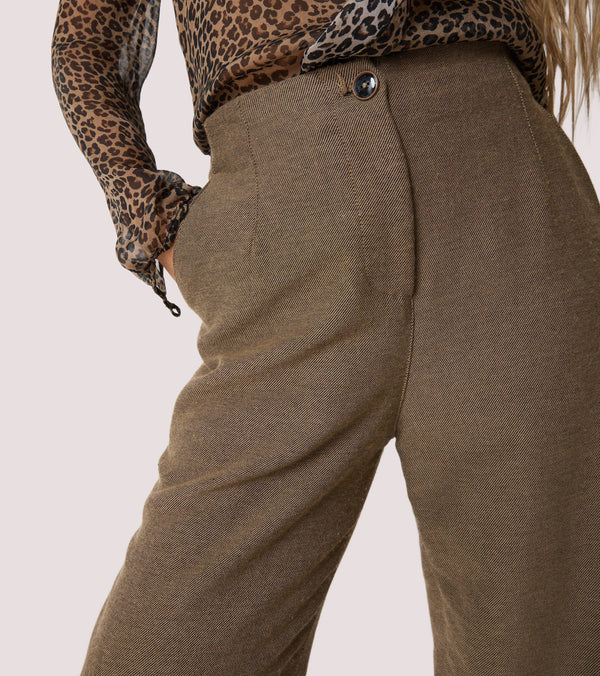 Pantaloni cropped con pinces e piega 521SD25015 /S2332 ALESSIA SANTI