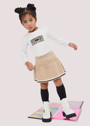 T-shirt con logo in strass KF5010 J0088 /T9417 LIU JO