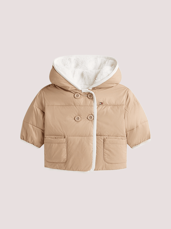 Giubbino reversibile in sherpa<BR/> KN0KN02064 /GUQ TOMMY HILFIGER