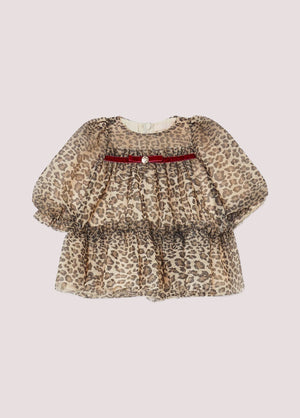 Abito in tulle maculato HF5076 J6597 /9155 LIU JO