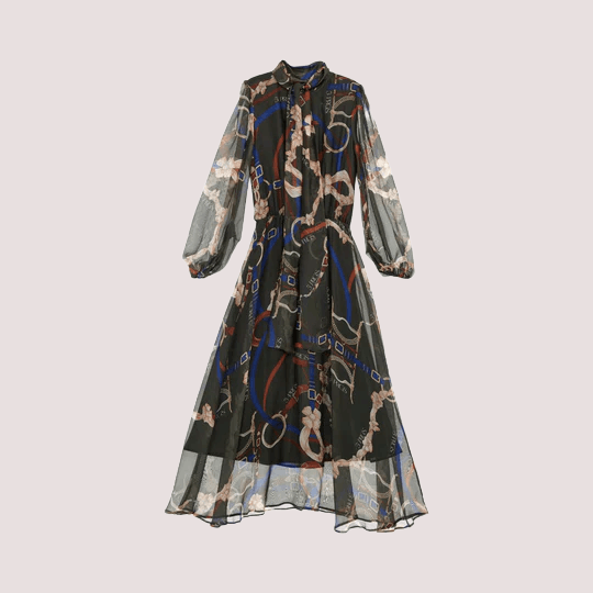 Abito lungo 15054 /BLACK CAVALRY 5 PROGRESS