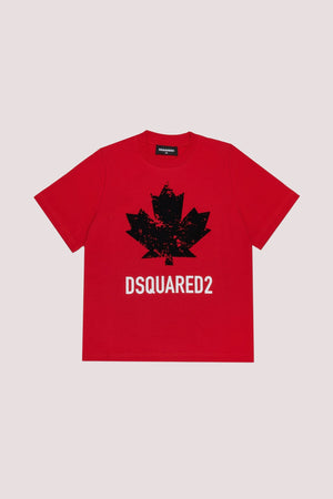 Slouch Fit T-shirt DQ2982 D00XM /DQ423 DSQUARED2 JUNIOR