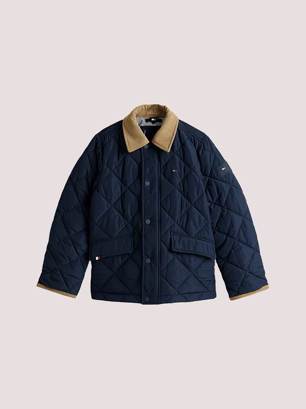 Giacca relaxed fit con colletto a contrasto KB0KB09814 /C1G TOMMY HILFIGER