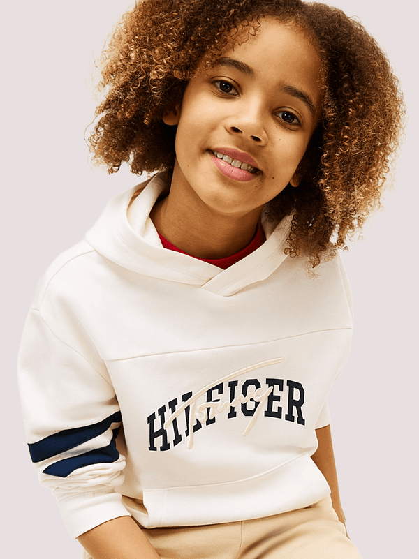 Felpa con cappuccio e mix di loghi KB0KB09742 /YA8 TOMMY HILFIGER