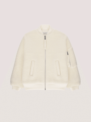 Bomber oversize in lana bouclé F5LKJUKJ027 /13 LANEUS KIDS