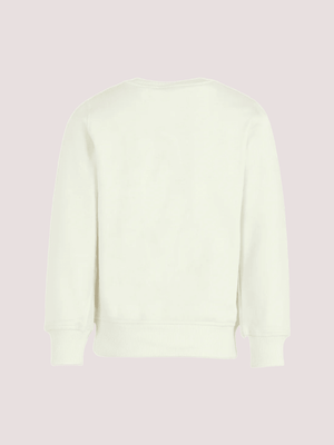 Felpa avorio per bambini con Teddy Bear HPF08V LCA83 /10063 MOSCHINO