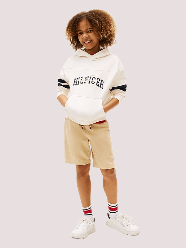 Felpa con cappuccio e mix di loghi KB0KB09742 /YA8 TOMMY HILFIGER