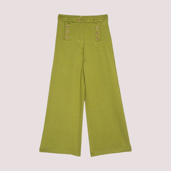 Pantaloni a palazzo con bottoni Oval T 252GJ2113 /12576 TWINSET