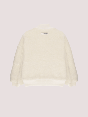 Bomber oversize in lana bouclé F5LKJUKJ027 /13 LANEUS KIDS