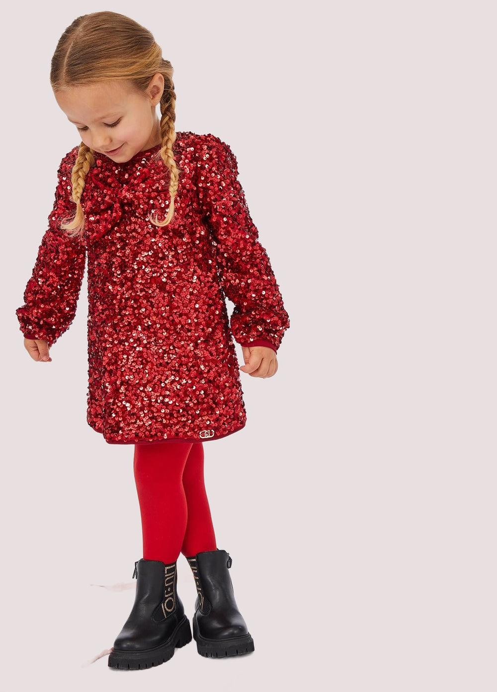 Abito con paillettes KF5104 J3777 /91656 LIU JO