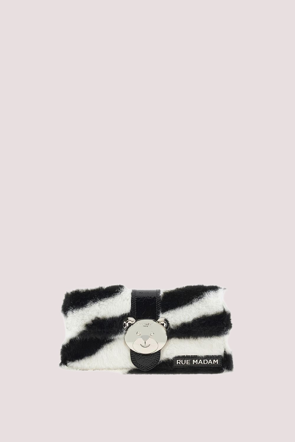 Teddy it-bag alaska 1511 /UNICA/FUR ZEBRA RUE MADAM PARIS