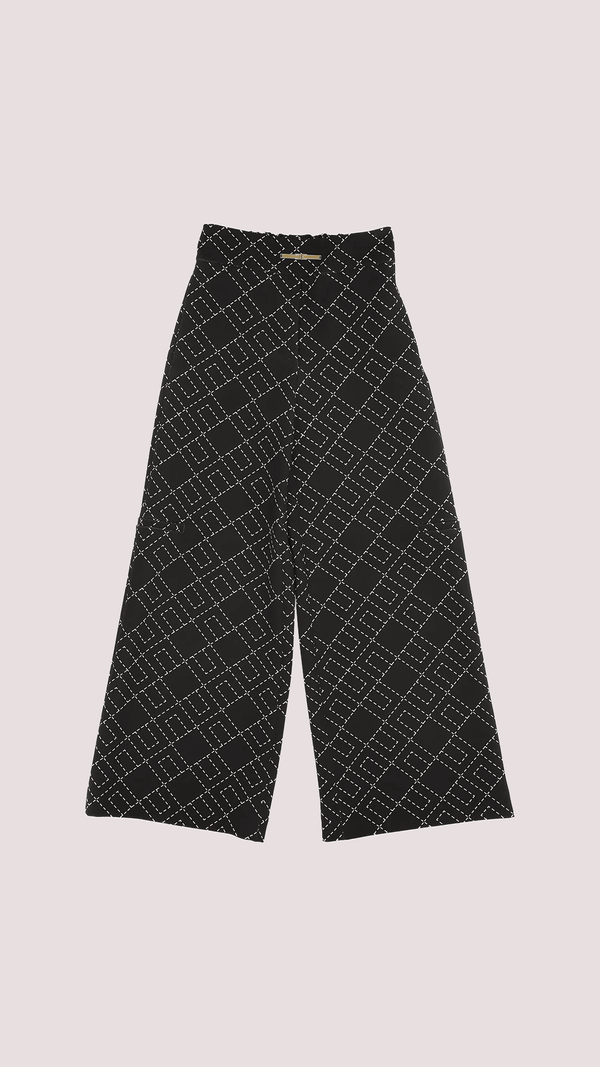 Pantalone logato EFPA288 0 GA023 /D748 ELISABETTA FRANCHI La Mia Bambina