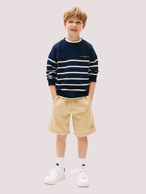 Felpa gender inclusive a righe KS0KS00633 /C1G TOMMY HILFIGER