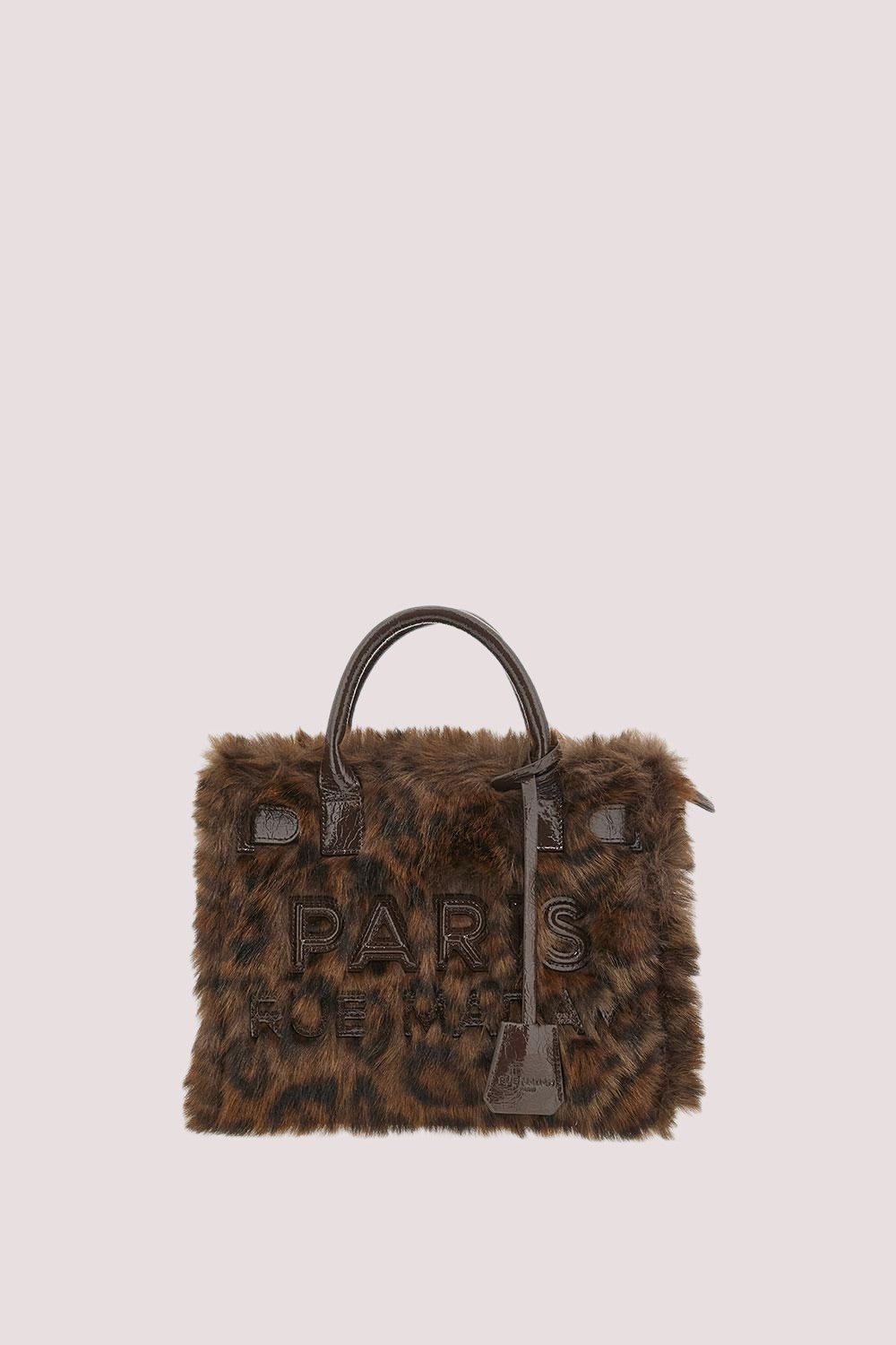 Alaska mini tote 1510 /UNICA/FUR LEOPARD RUE MADAM PARIS