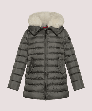 Piumino con ampio cappuccio in pelliccia PKK215501181967 /689 PEUTEREY