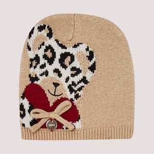 Cappello in maglia con ricamo frontale HF5082 MA12P /A4358 LIU JO