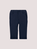 Pantaloni blu per neonato con patch logato