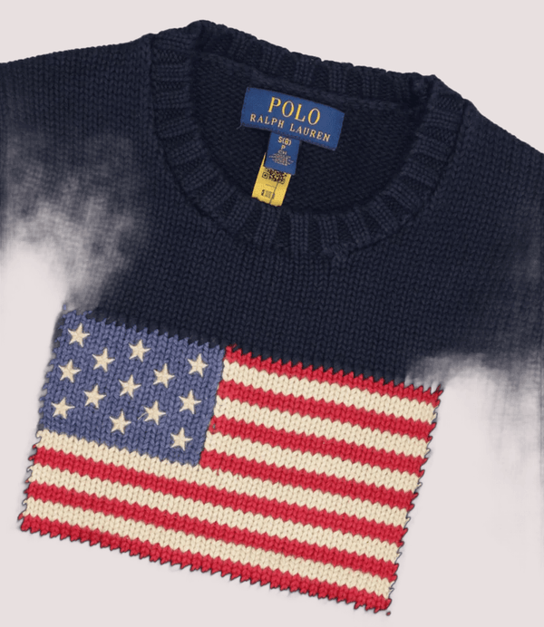 Maglia con bandiera americana sul davanti 323668285 /1 POLO RALPH LAUREN