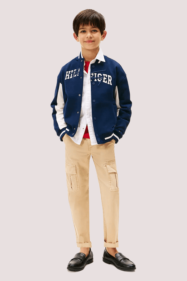 Bomber in felpa KB0KB09745 /C1G TOMMY HILFIGER