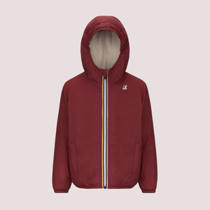 Giacca termica unisex rossa per bambini con fodera in sherpa K7142TW /WNN KWAY
