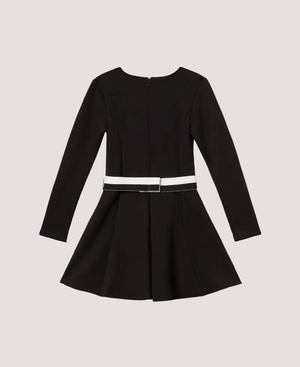 Abito corto in tessuto scuba con cintura 252GJ205B /6 TWINSET