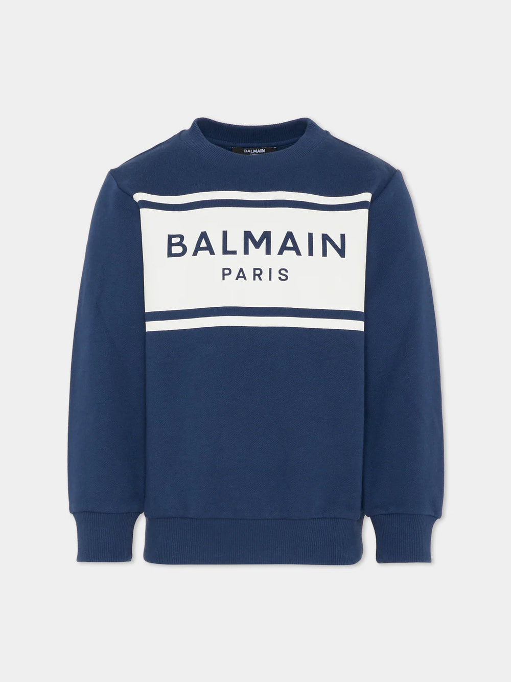 Felpa Balmain con logo frontale BY4P10 Z3183 /617BC BALMAIN 