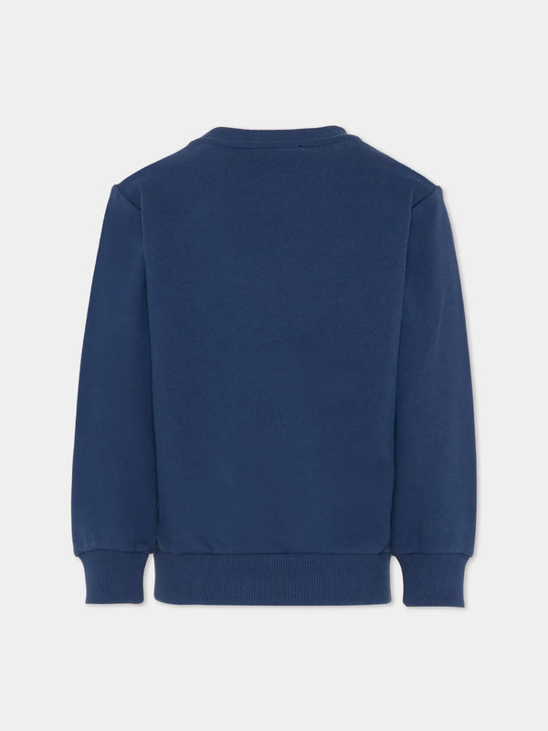 Felpa Balmain con logo frontale BY4P10 Z3183 /617BC BALMAIN 