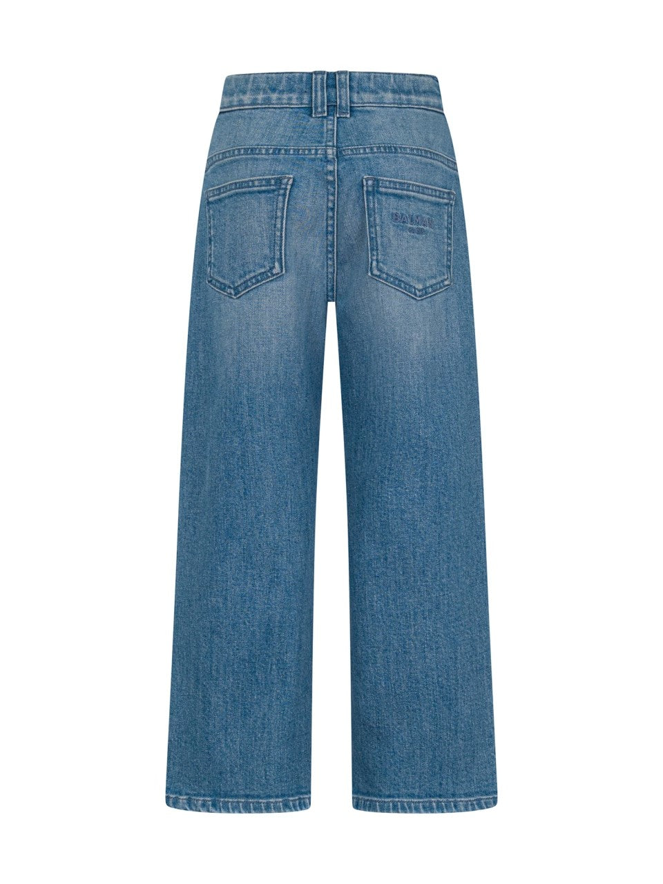Jeans Balmain a gamba ampia in denim BY6Q50 Z3664 /615 BALMAIN 