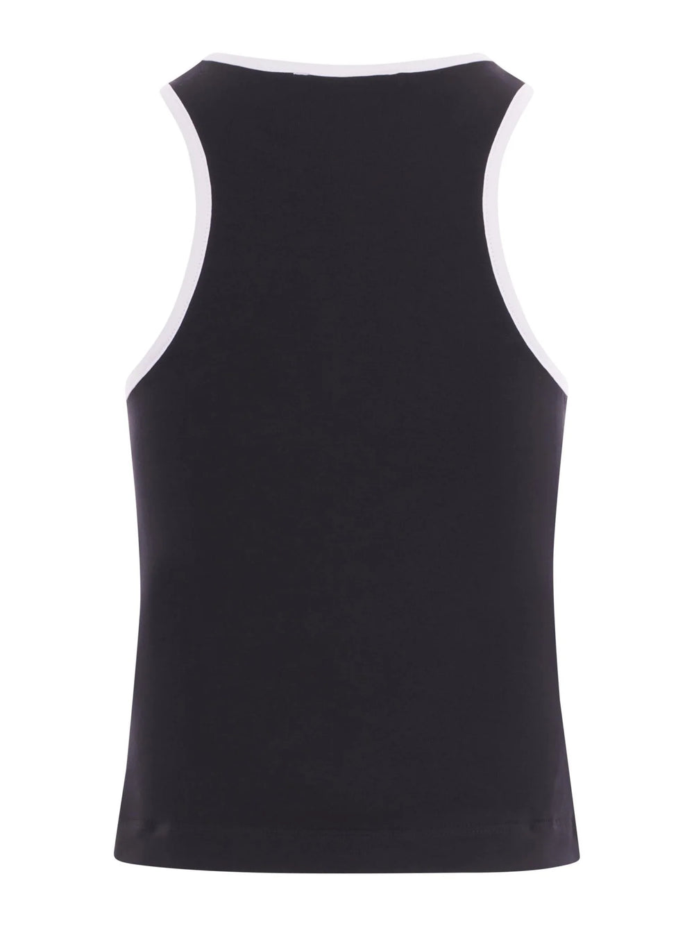 Top Balmain a costine con logo frontale BY8A12 Z3277 /930BC BALMAIN 
