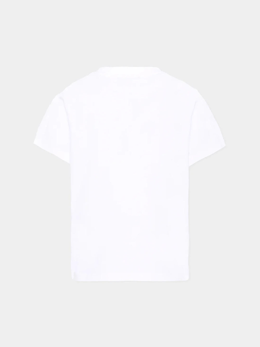 T-shirt con logo stampato BY8P11 Z3672 /100BL BALMAIN 