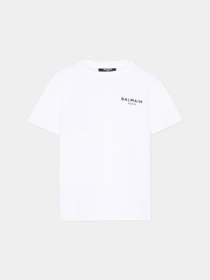 T-shirt con logo BY8R31 Z3672 /100NE BALMAIN 