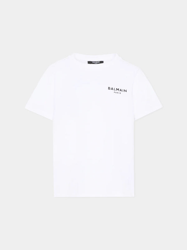 T-shirt con logo BY8R31 Z3672 /100NE BALMAIN 