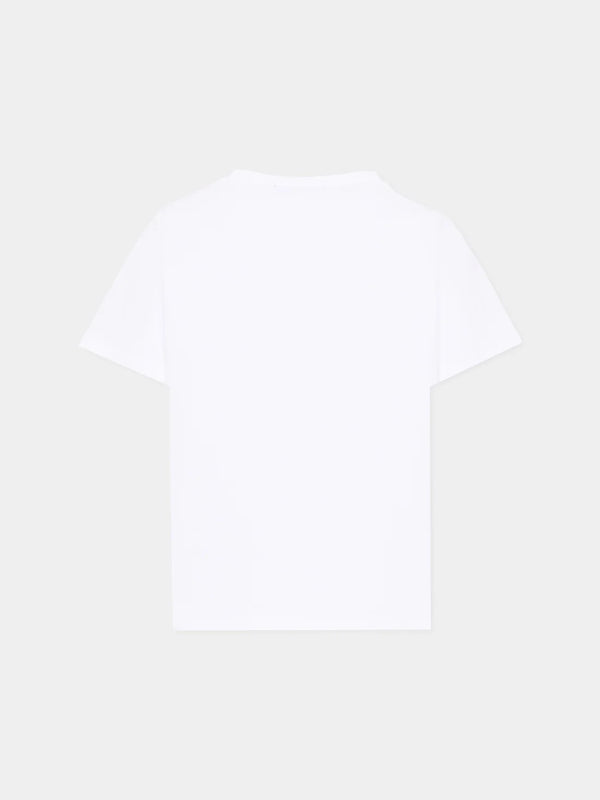 T-shirt con logo BY8R31 Z3672 /100NE BALMAIN 