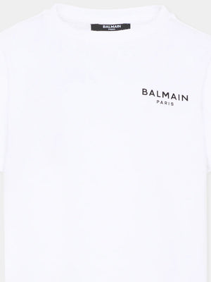 T-shirt con logo BY8R31 Z3672 /100NE BALMAIN 