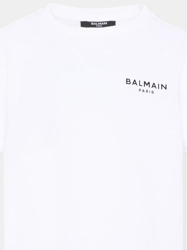 T-shirt con logo BY8R31 Z3672 /100NE BALMAIN 