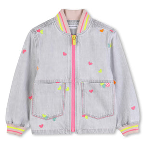 Giacca in denim ricamata U21909 /Z20 BILLIEBLUSH 