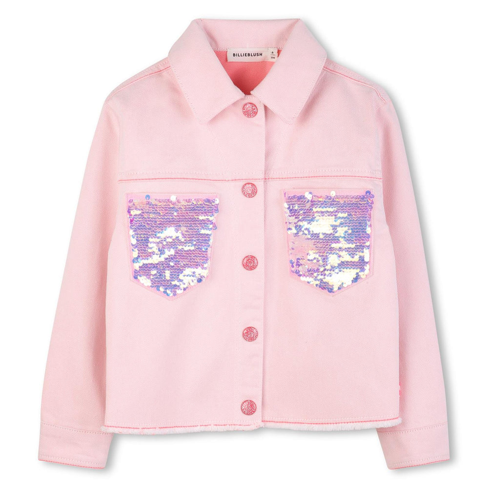 Giacca con tasche in paillettes U22156 /S51 BILLIEBLUSH 