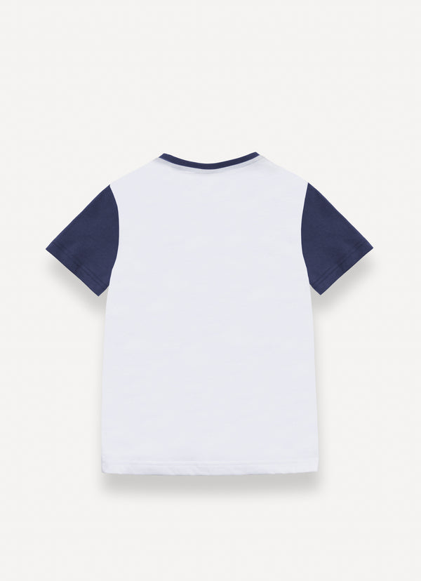 T-shirt logata in cotone 3507 6SH /1 COLMAR 