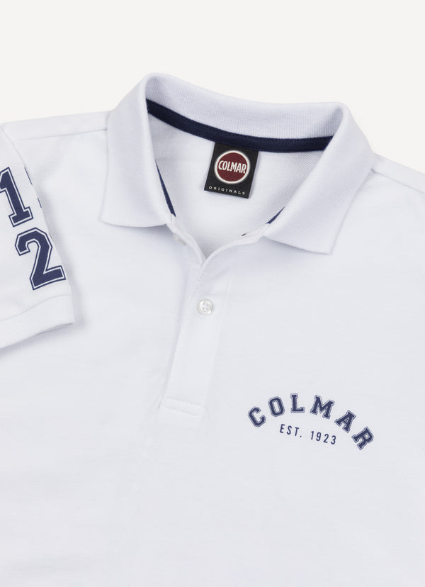 Polo logata in piqué 3518 7XH /1 COLMAR 
