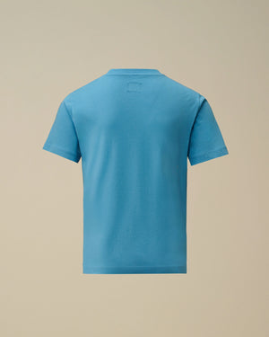 U16 cotton jersey 30/1 short sleeve logo patch t-shirt CMM00S LAA17 /41100 C.P.COMPANY 