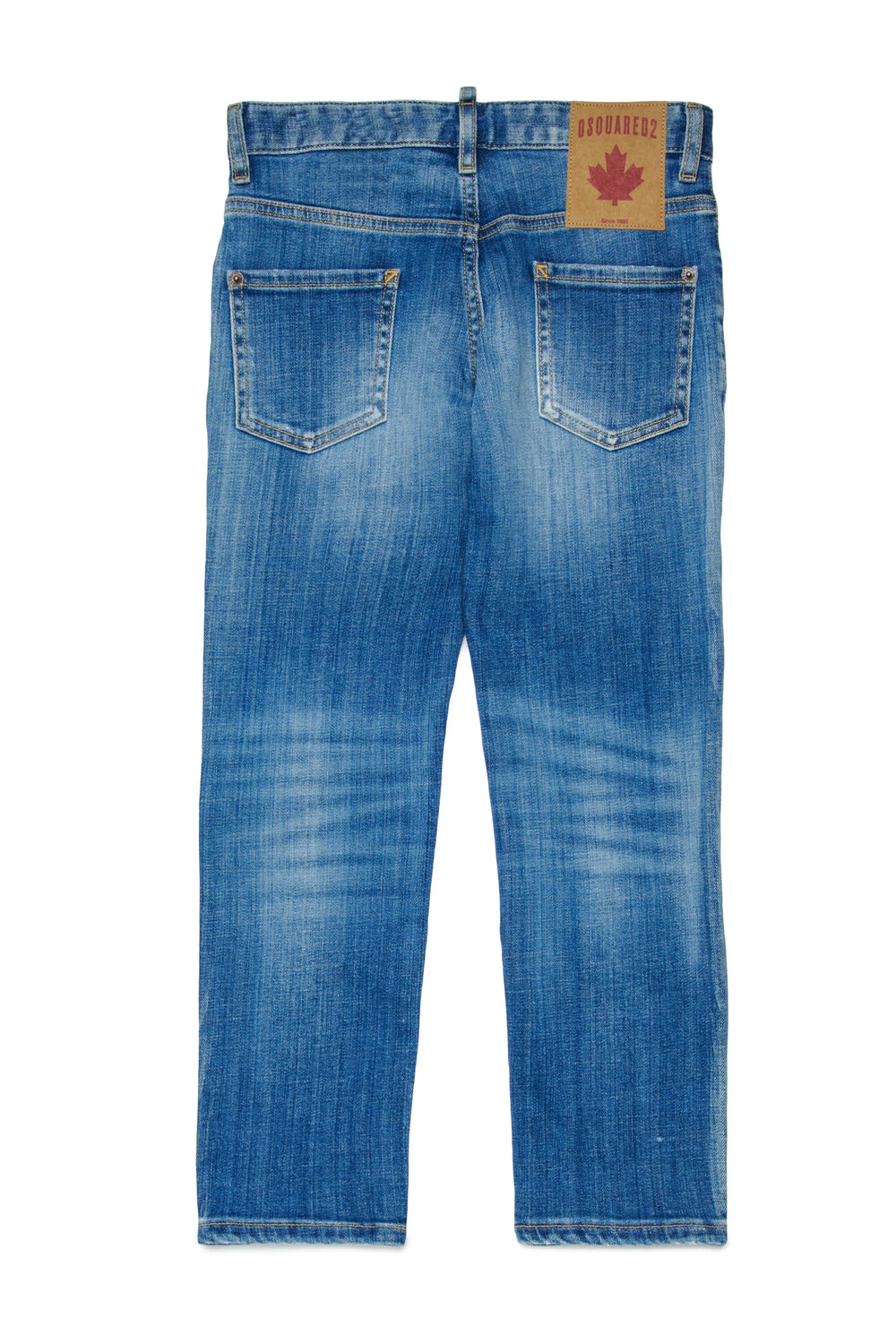 Jeans straight lavaggio blu chiaro - Stanislav DQ0731 D0AFN /DQ01 DSQUARED2 JUNIOR 