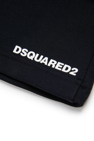 Shorts in felpa con logo DQ2738 D0094 /DQ900 DSQUARED2 JUNIOR 