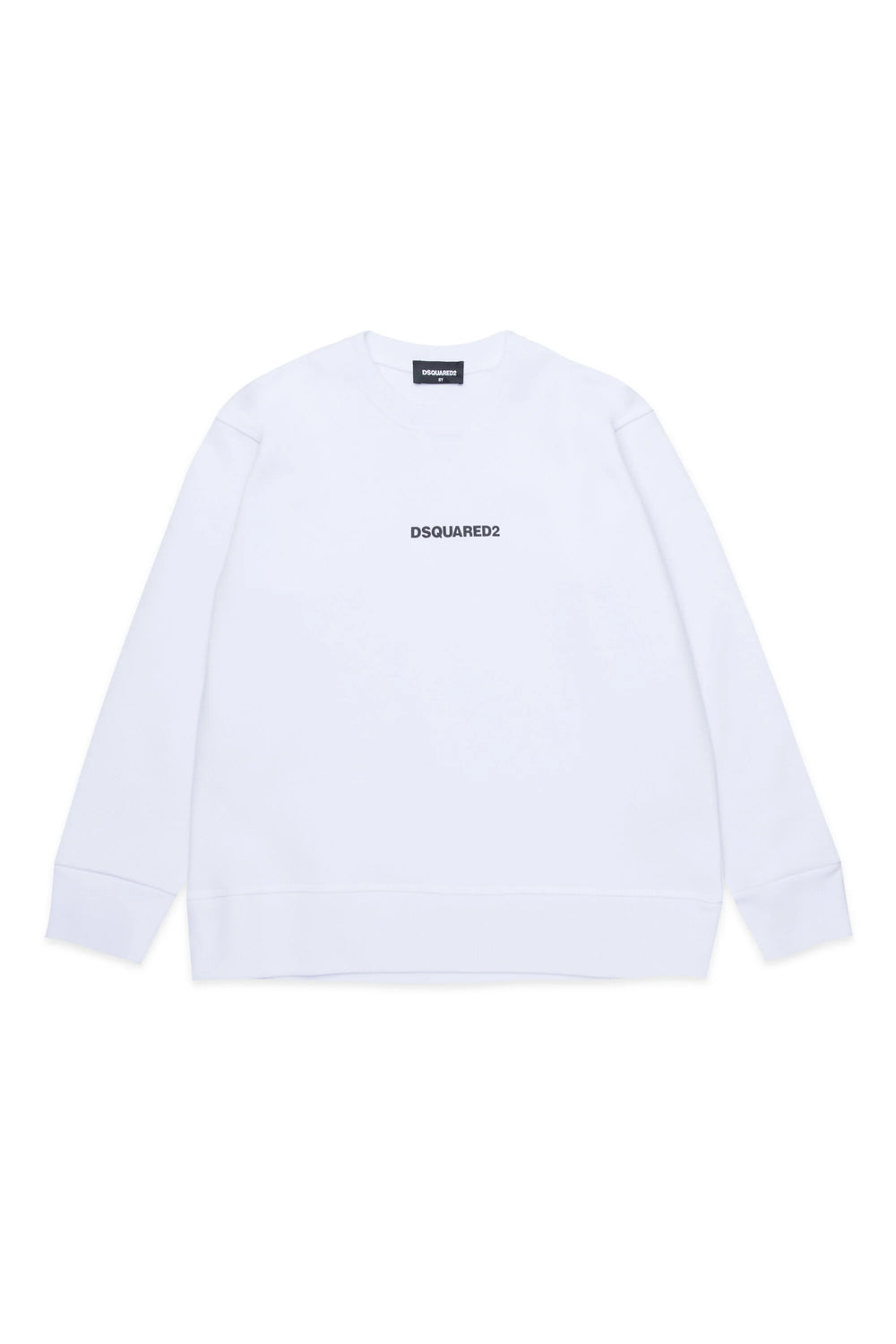 Felpa in cotone con logo DQ2739 D0094 /DQ100 DSQUARED2 JUNIOR 