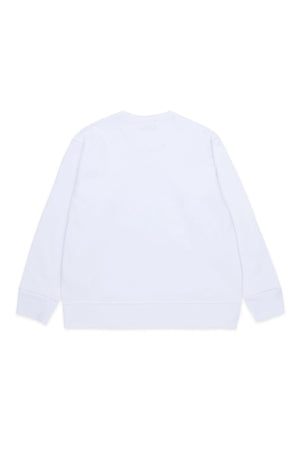 Felpa in cotone con logo DQ2739 D0094 /DQ100 DSQUARED2 JUNIOR 