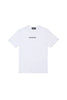 T-shirt con logo effetto gommato