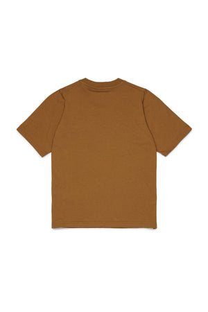 T-shirt con logo effetto gommato DQ2823 D004G /DQ730 DSQUARED2 JUNIOR 